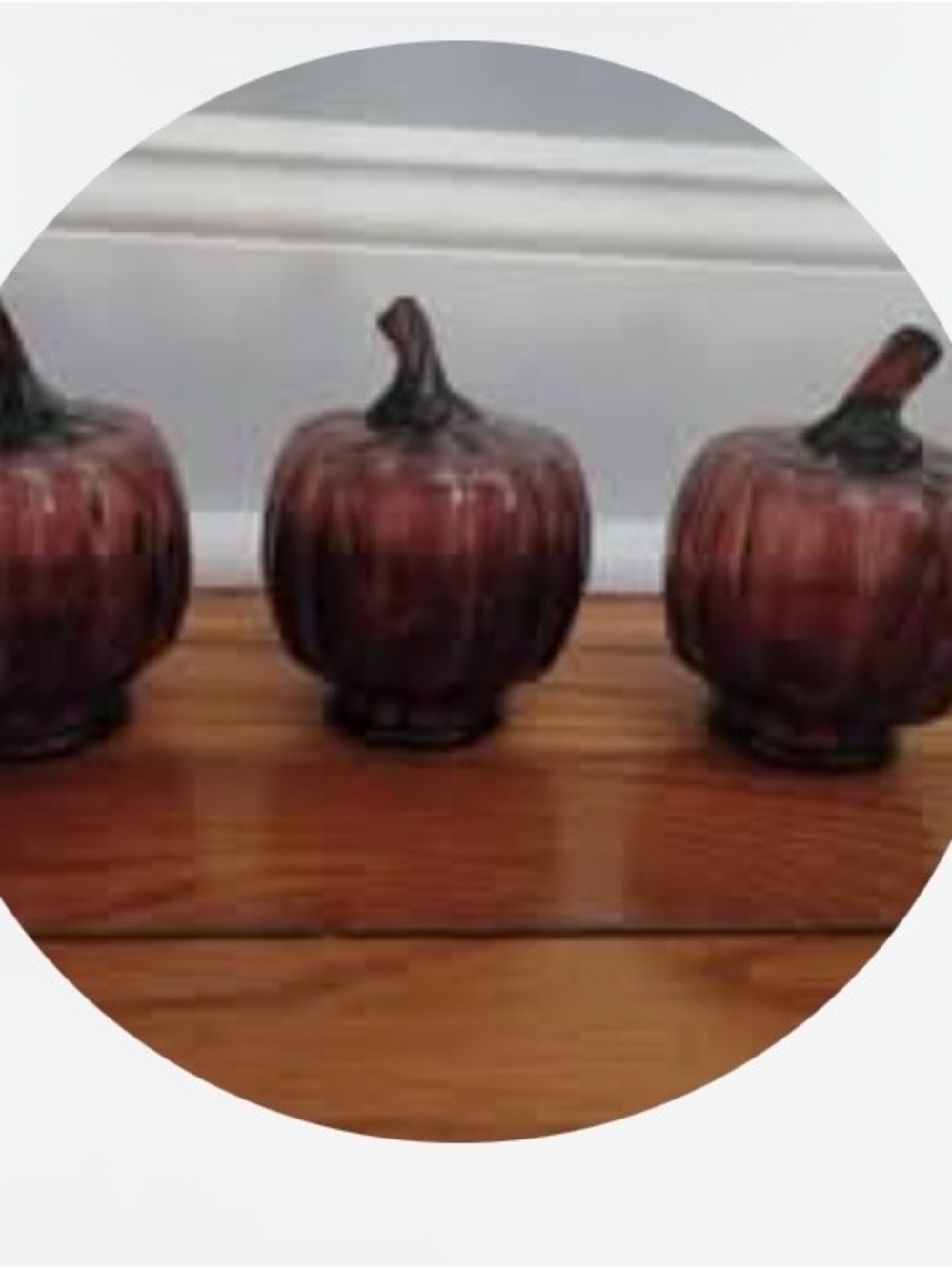 Decorative Ceramic Pumpkin Set - Brown Autumn Accent